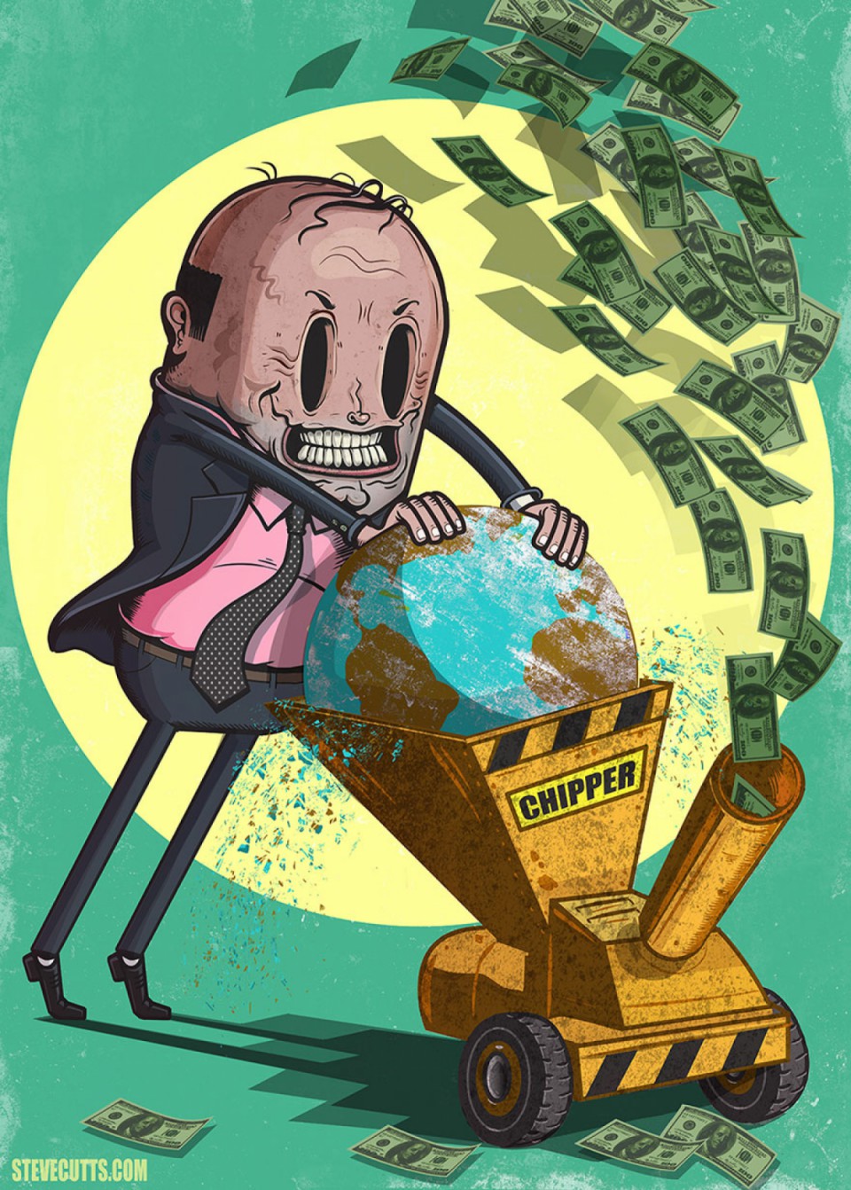 Les problèmes de la société contemporaine dénoncés en 16 illustrations trash et satiriques