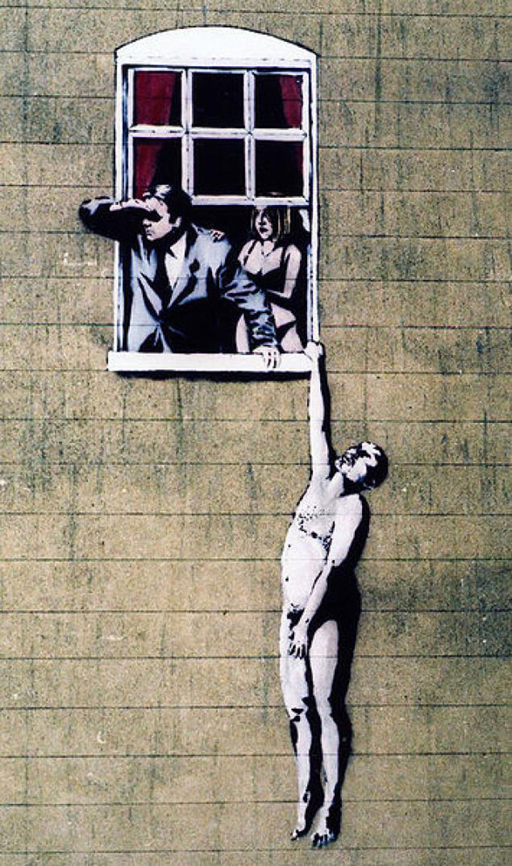 Oeuvre D Art Les Plus Connues Banksy l'artiste vous fera voir le monde d’une autre façon avec ses