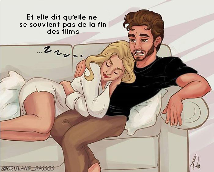 12 illustrations sur la vie de couple