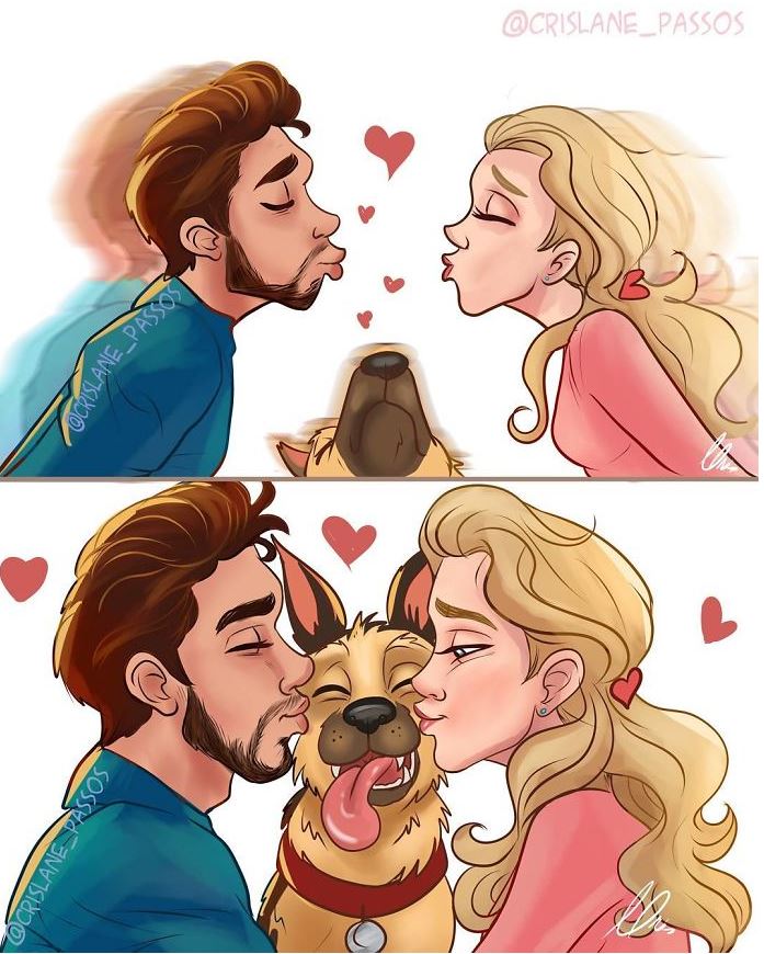 12 illustrations sur la vie de couple