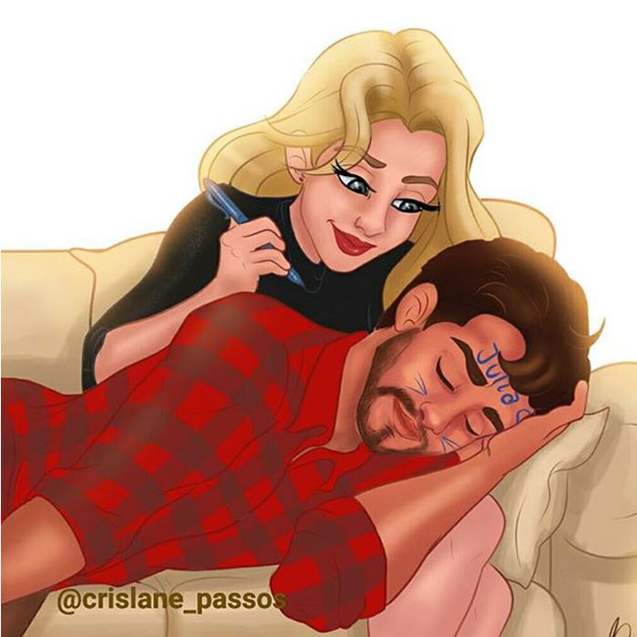 12 illustrations sur la vie de couple