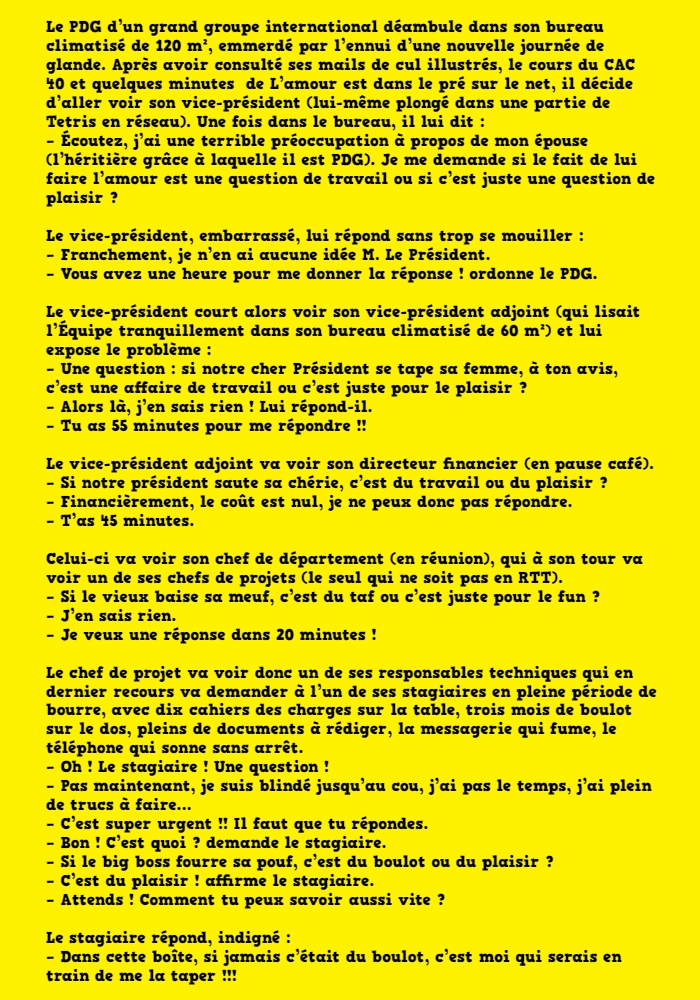 Téléchargement gratuit Images Blague Une Question De Boulot Ou De Pl Isir dernière par