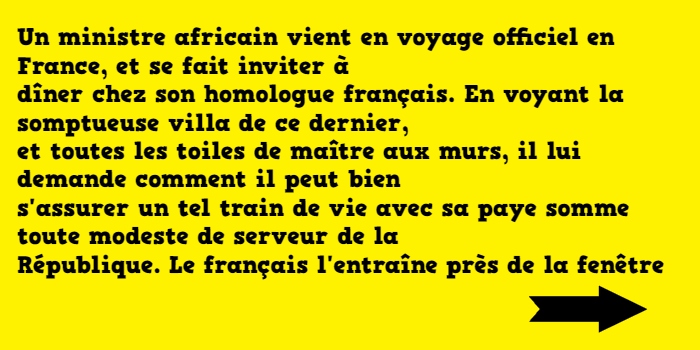 Téléchargement gratuit Images Blague Le Ministre Africain dernière salutations