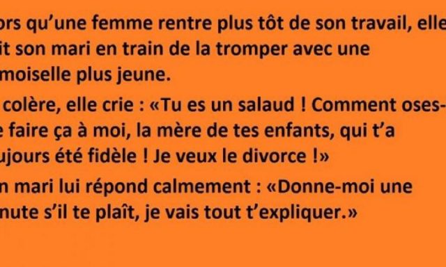 Télécharger gratuitement Images Histoire Drole Sa Femme Le Surprend En Train De La Tromper Son le plus cool salutations